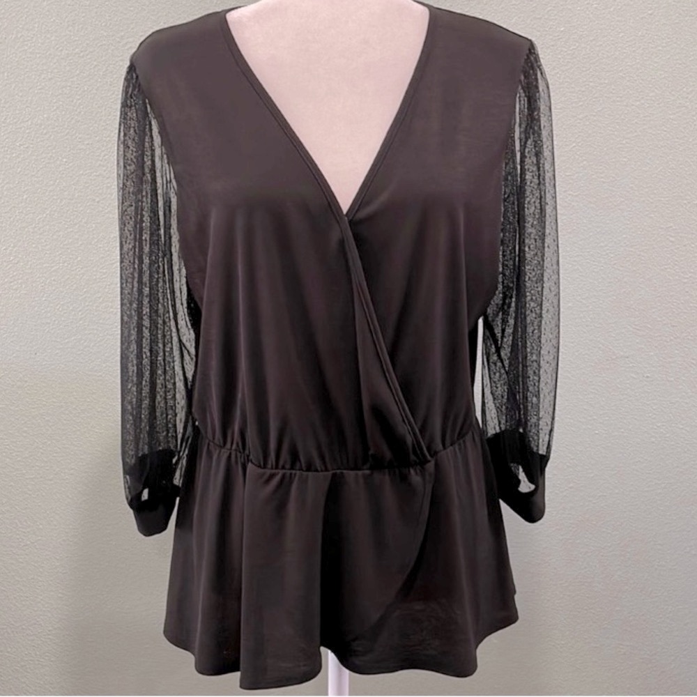 AUW - Black Dressy Top